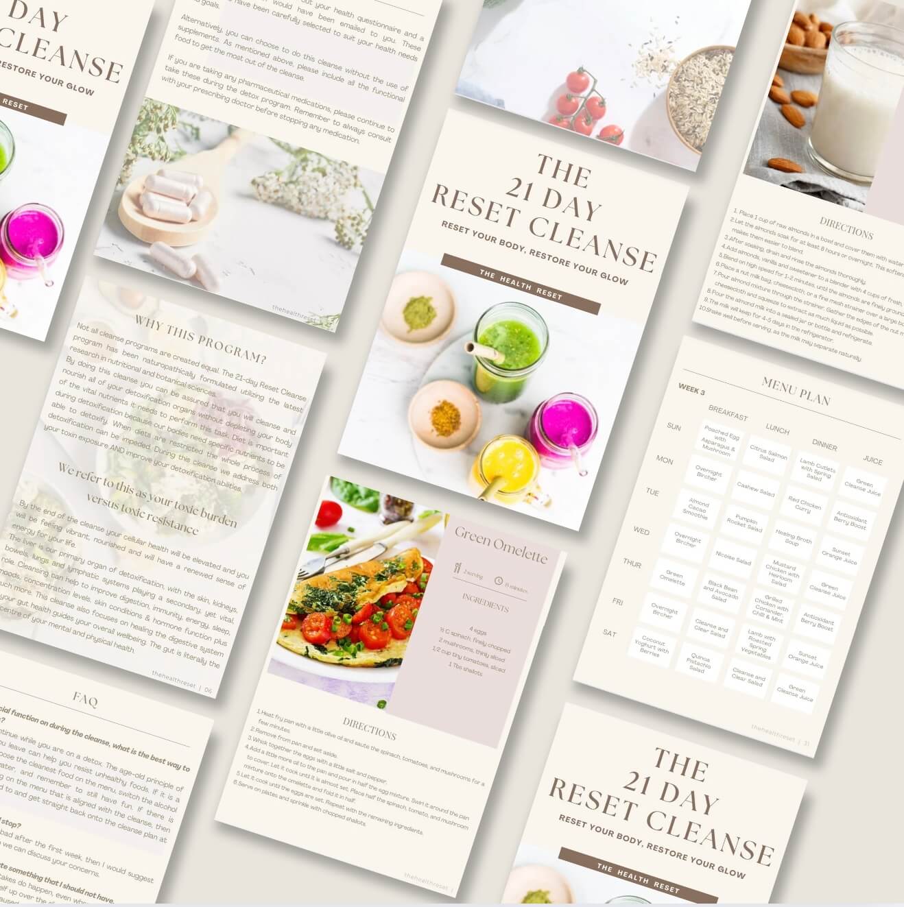 The Reset Cleanse to reset your body and restore your glow